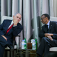 Israeli prime minister Netanyahu, left, and Rwanda’s president Paul Kagame.